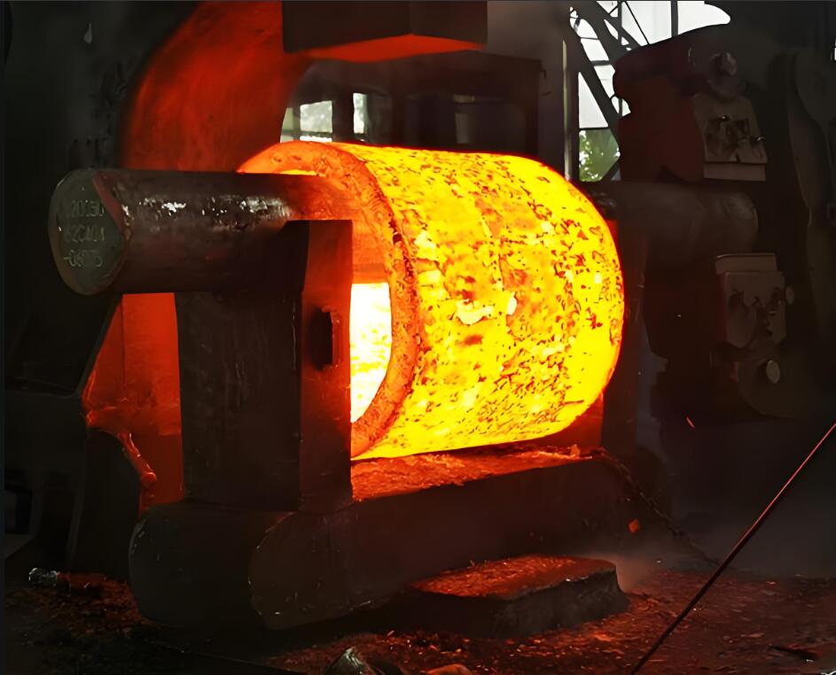 Forging de titani de matrius tancat